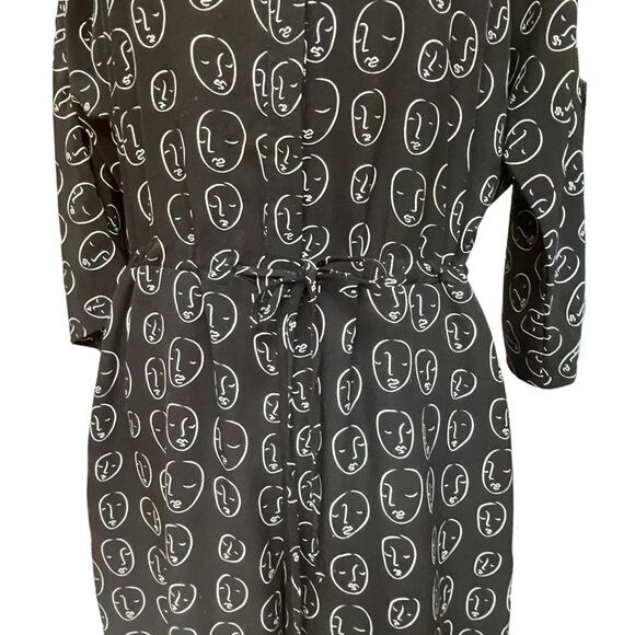 Monki Face Print Culotte Jumpsuit Pantsuit Romper Cropped Sold out Online Small - Picture 10 of 14